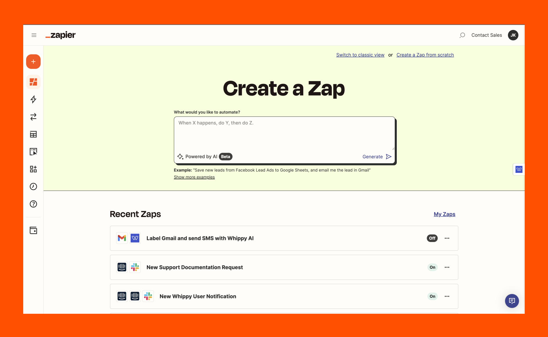 update zapier integration image