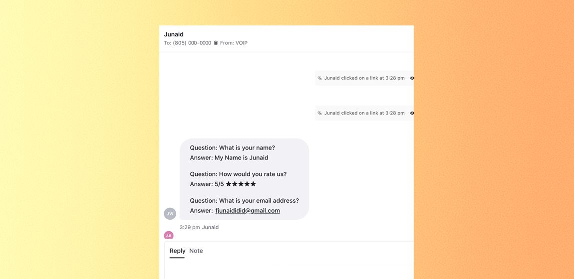 Convert Form Responses into Inbound Messages