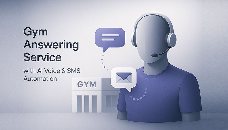 Gym Answering Service with AI Voice & SMS Automation