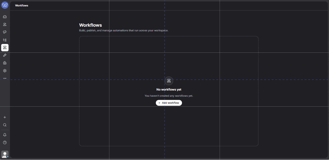 Whippy Workflows dashboard showing the Calendly integration setup, with real-time booking triggers and automation steps configured in the workflow builder