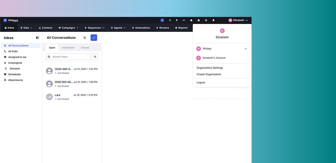 Inbox Conversations Now Load After Organization Switch