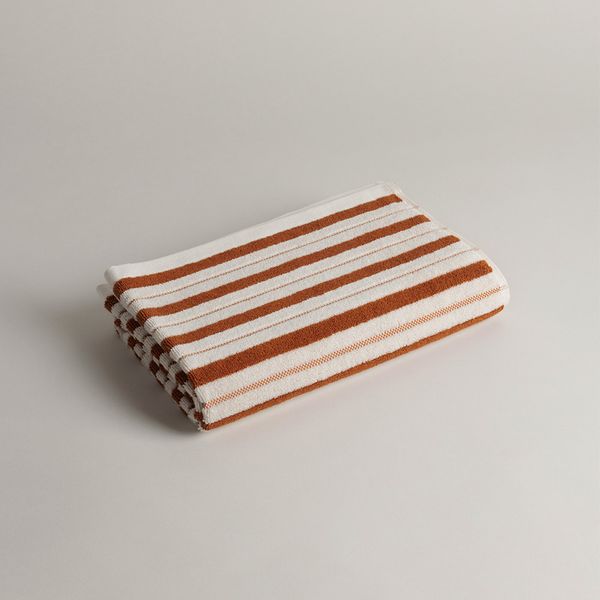 Franklin Bath Towel - Fuyu and Chalk