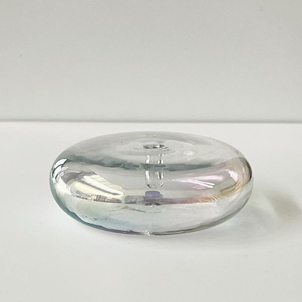 Glass Incense Holder - Iridescent