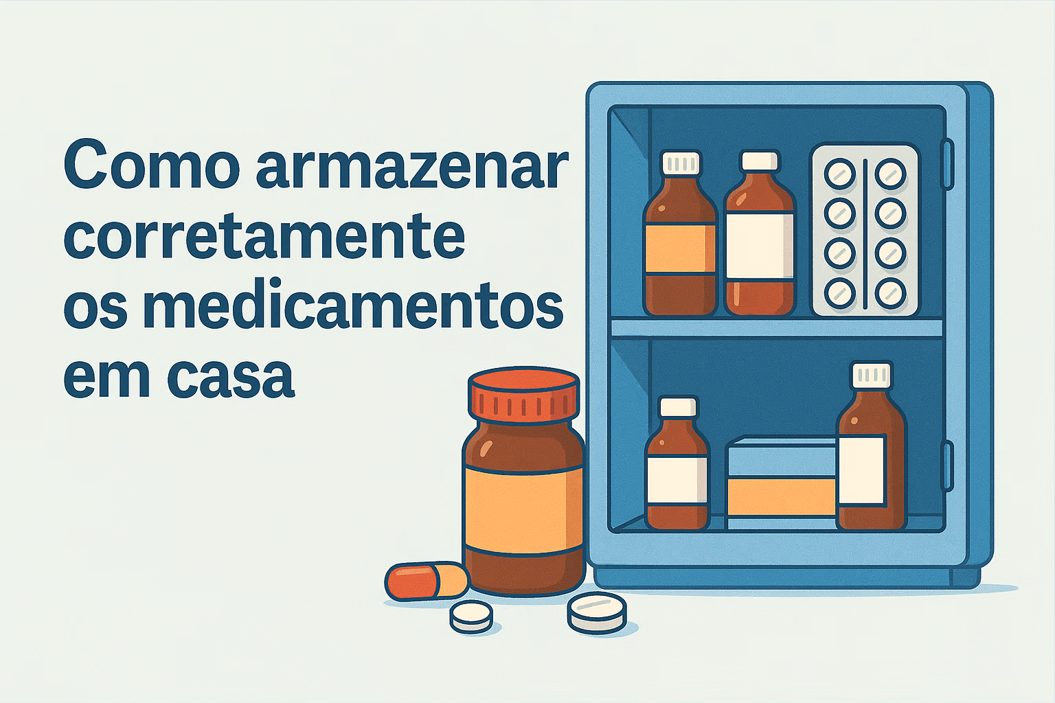 Como armazenar corretamente os medicamentos em casa