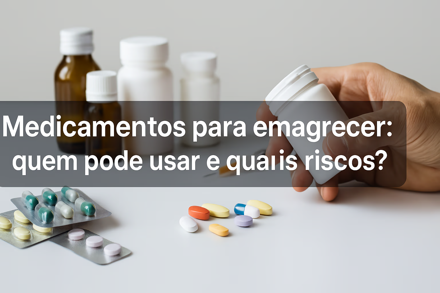 Medicamentos para emagrecer: quem pode usar e quais os riscos?