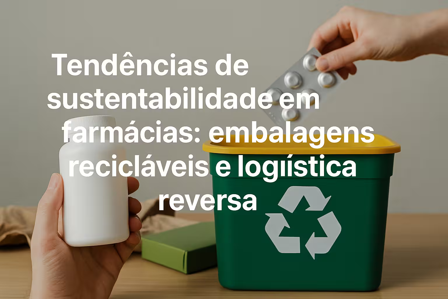 Tendências de Sustentabilidade em Farmácias: Embalagens Recicláveis e Logística Reversa