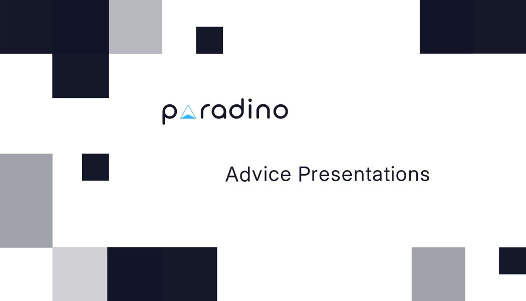 Paradino Advice Presentations