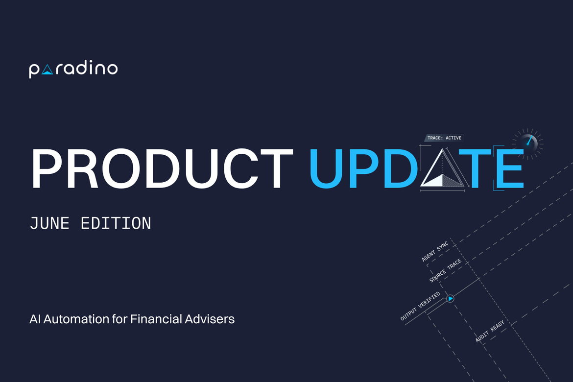 Paradino Product Update June Edition - second generation advice agent, Athena