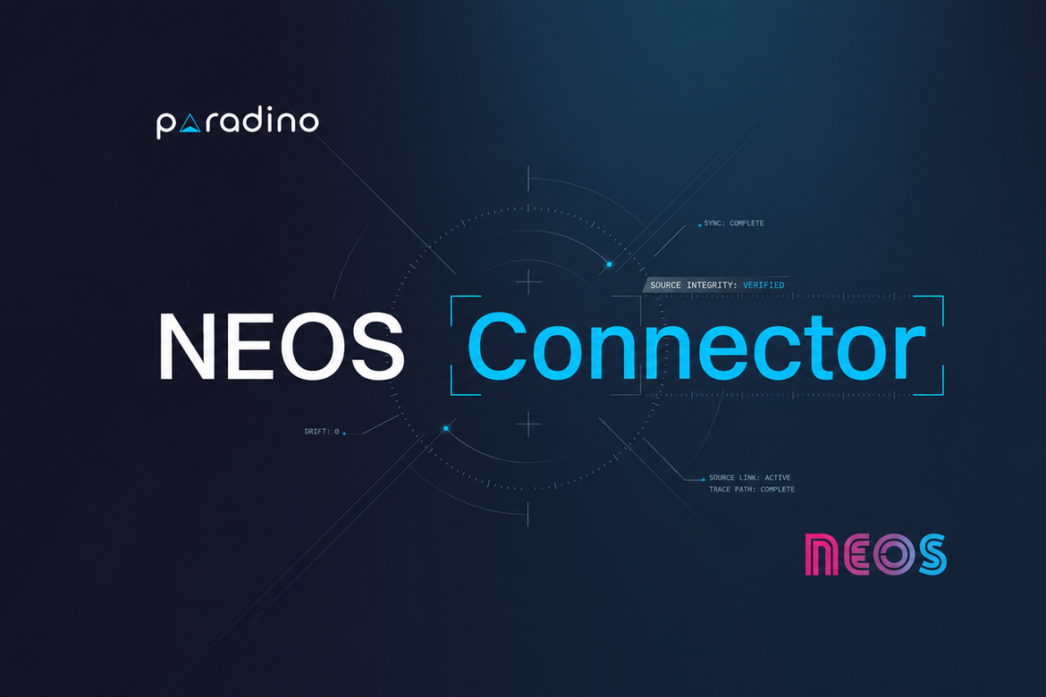 Paradino x NEOS Connector