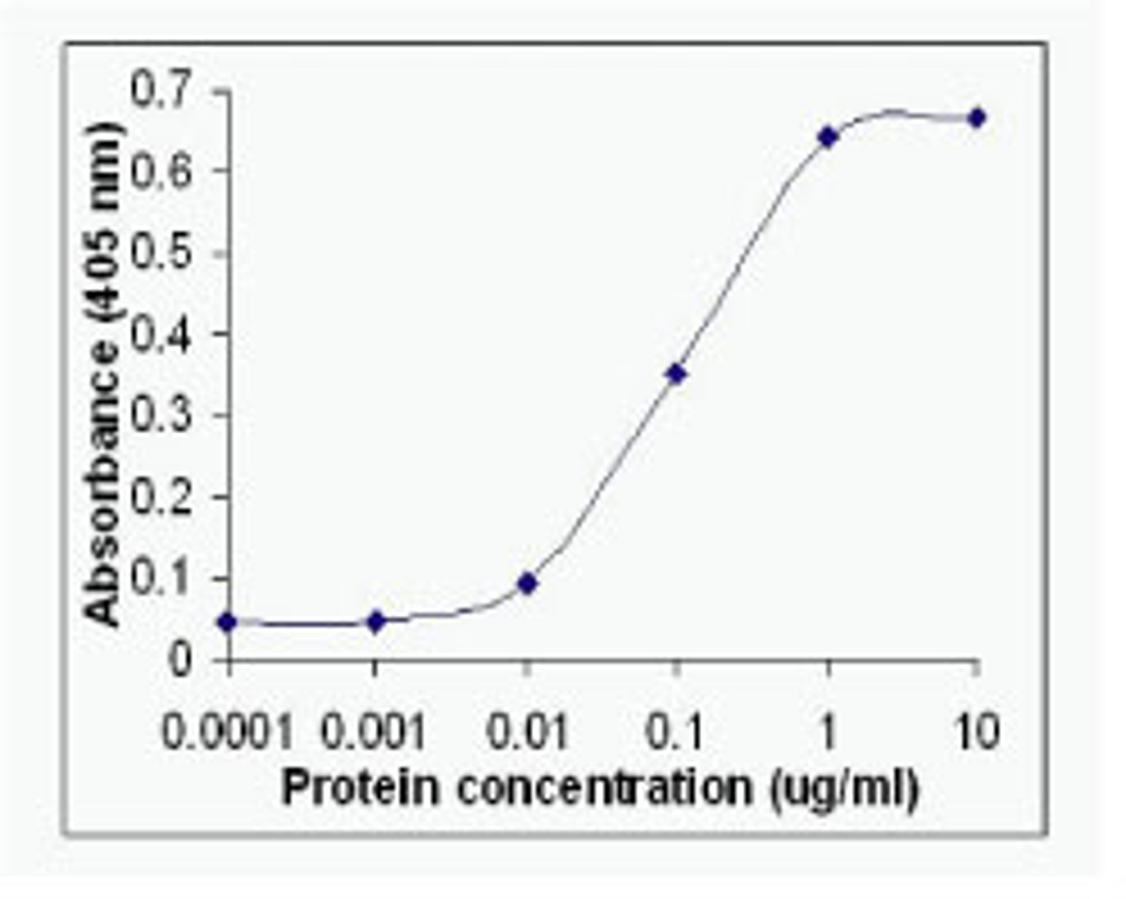 ELISA: Free peptide as test antigen (5ug/ml). Primary antibody: XW-7021 (0.1ug/ml). Secondary antibody: Goat anti-IgY HRP.