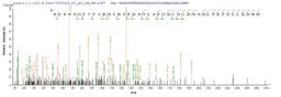 Based on the SEQUEST from database of E.coli host and target protein, the LC-MS/MS Analysis result of CSB-EP807017MO could indicate that this peptide derived from E.coli-expressed Mus musculus (Mouse) Pde5a.
