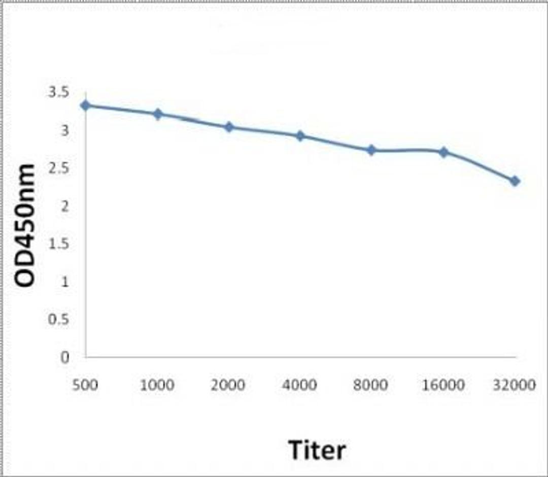 Line graph illustrates about the Ag-Ab reactions using different concentrations of antigen and serial dilutions of Gentamicin antibody