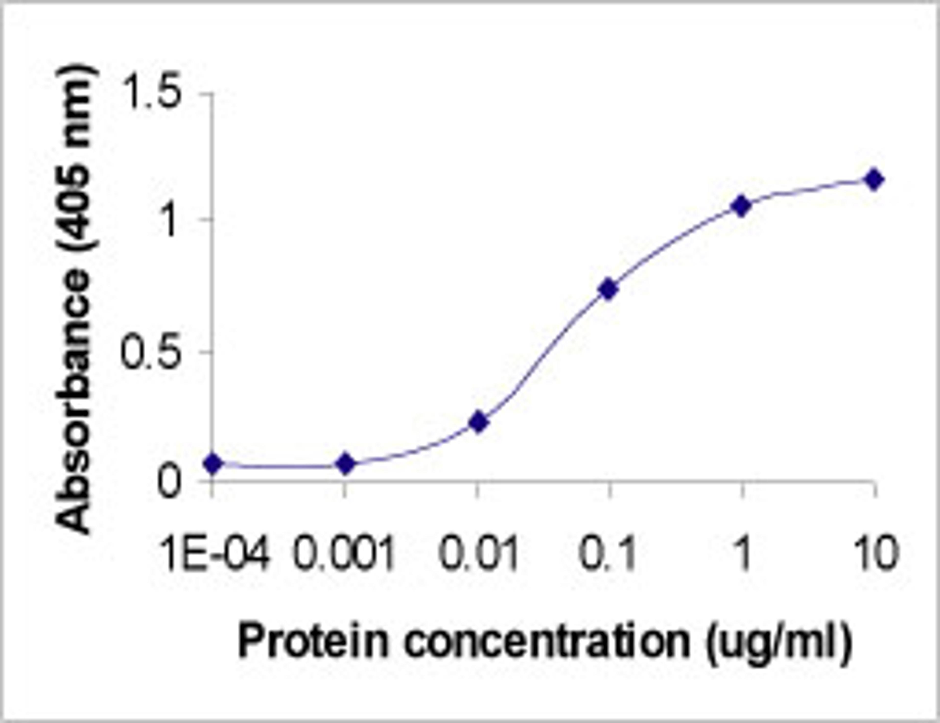 ELISA testing of ALB antibody using XW-7023.