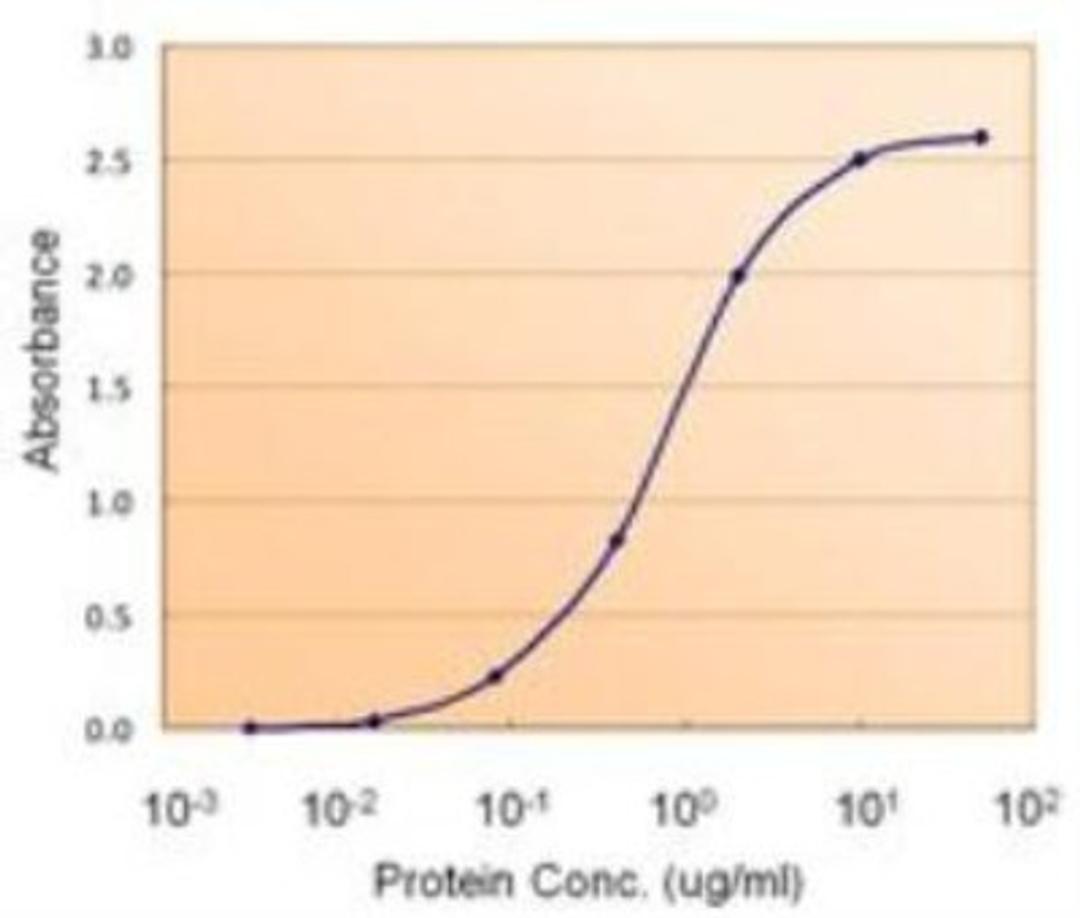 ELISA: PAX4 Antibody [NBP1-49863] - (1.5ug/ml) as the reporter used with the capture rabbit antibody (5ug/ml)