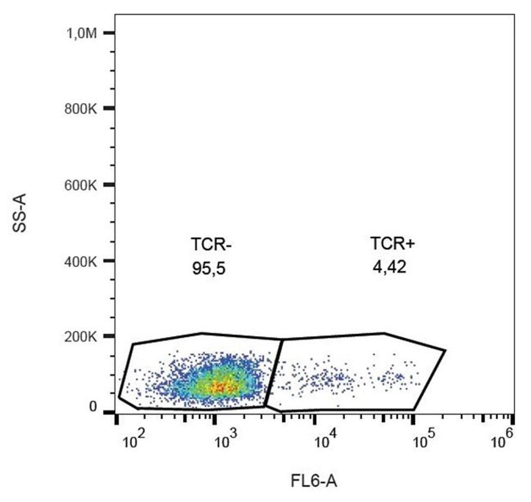 Flow cytometric analysis of human peripheral blood lymphocytes using TCR gamma/delta antibody