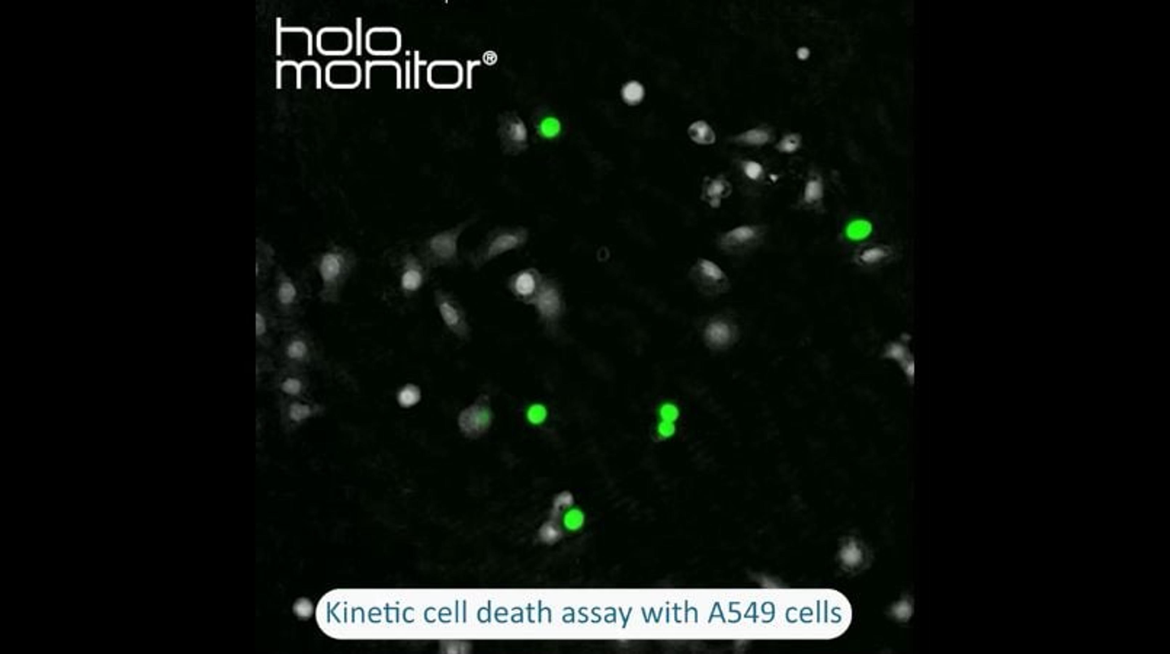 Real-time label-free kinetic cell death assay Real-time label-free kinetic cell death assay