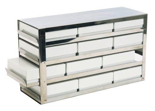 Upright Freezer Racks for Standard Storage Boxes (Pull Out Drawers)