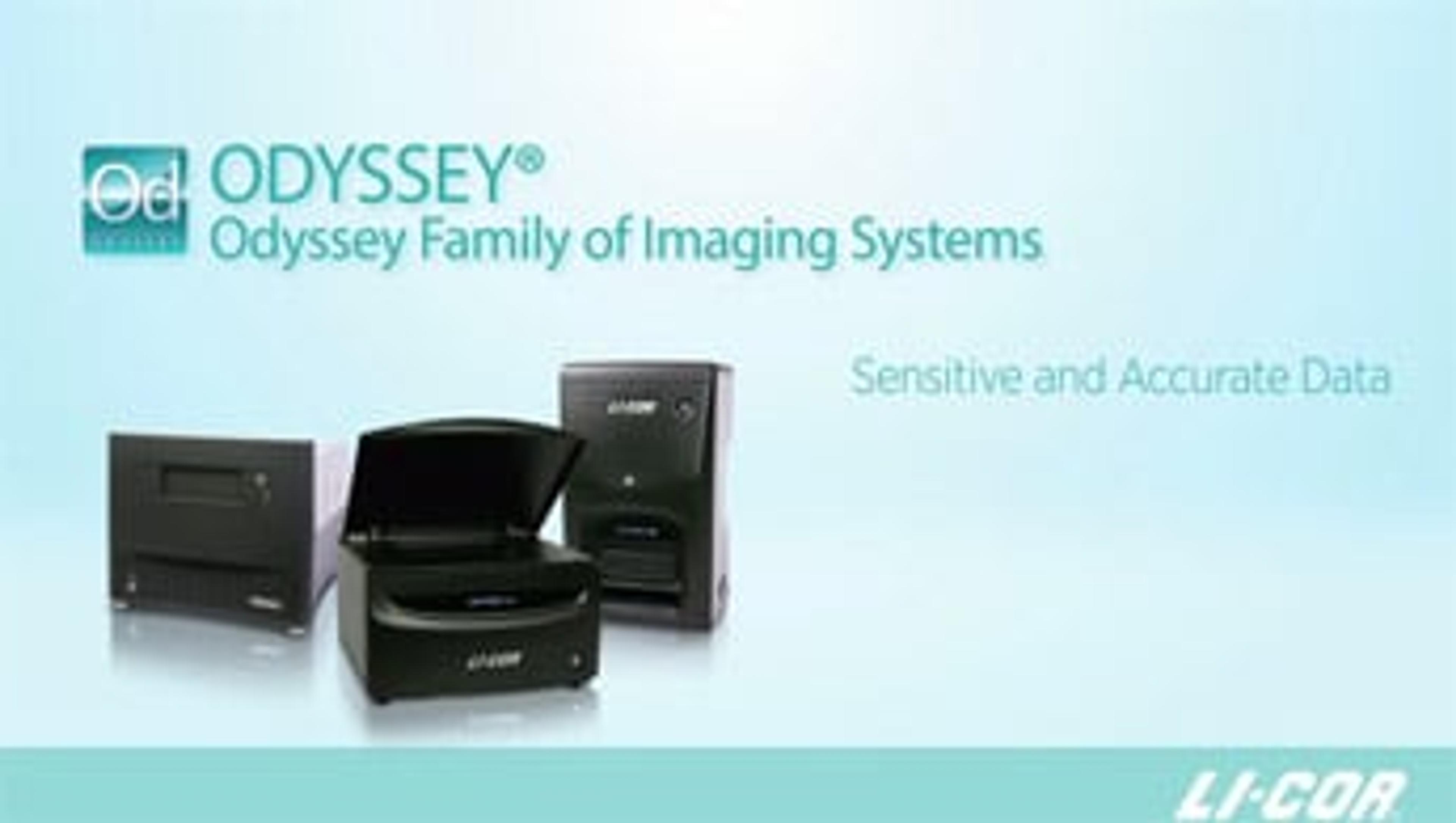 LI-COR Odyssey Family of Imaging Systems LI-COR Odyssey Family of Imaging Systems