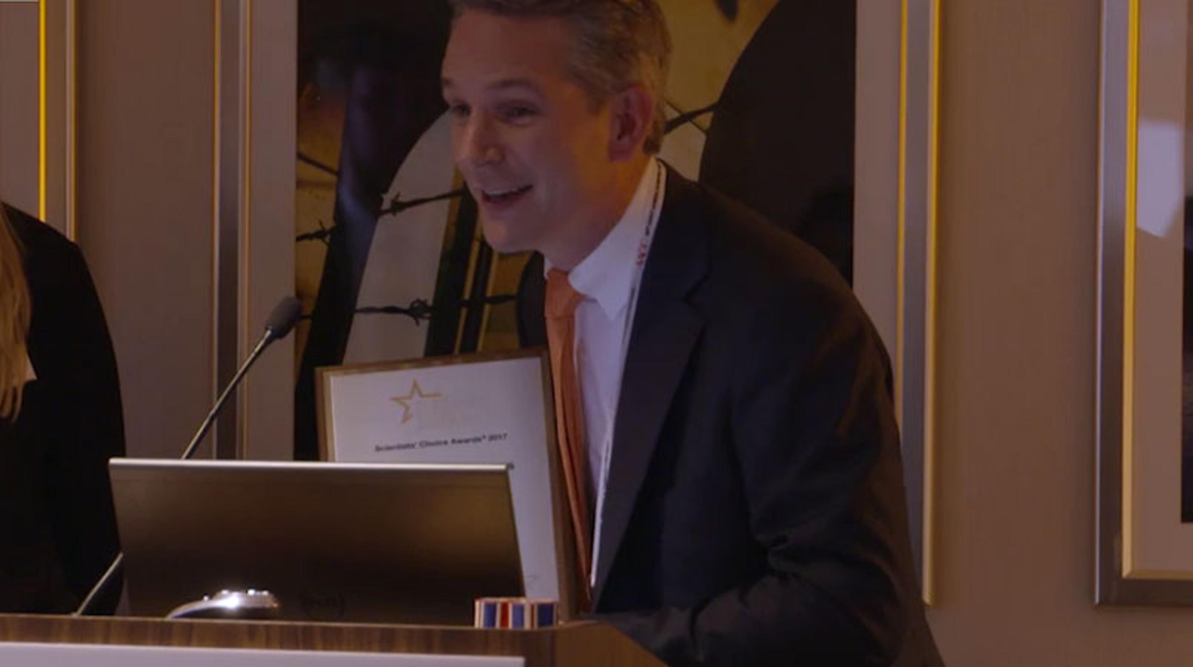 Video of the Year is Presented to Siemens Healthineers by SelectScience Editor-in-Chief Video of the Year is Presented to Siemens Healthineers by SelectScience Editor-in-Chief