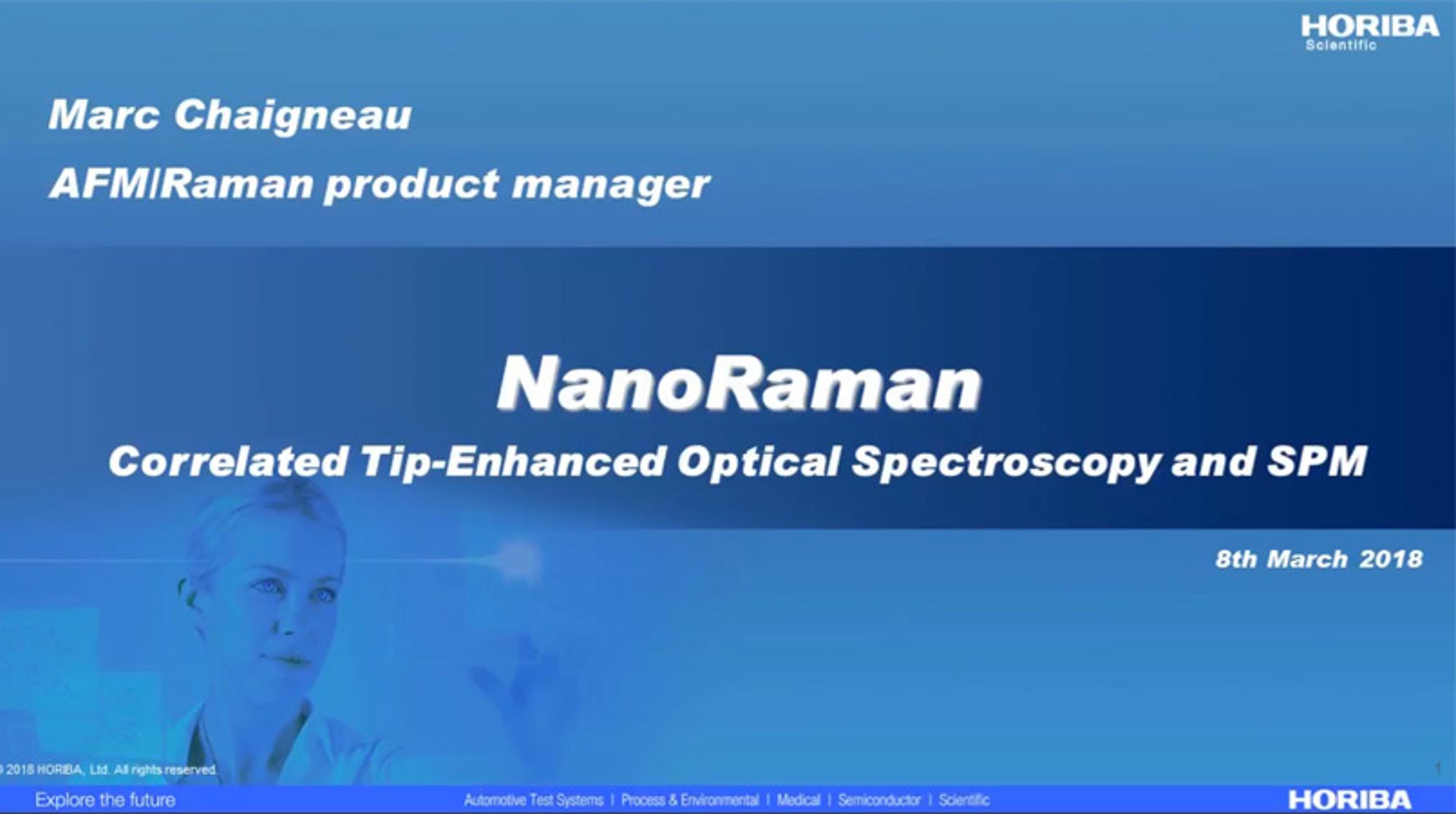 NanoRaman Correlated Tip-Enhanced Optical Spectroscopy NanoRaman Correlated Tip-Enhanced Optical Spectroscopy