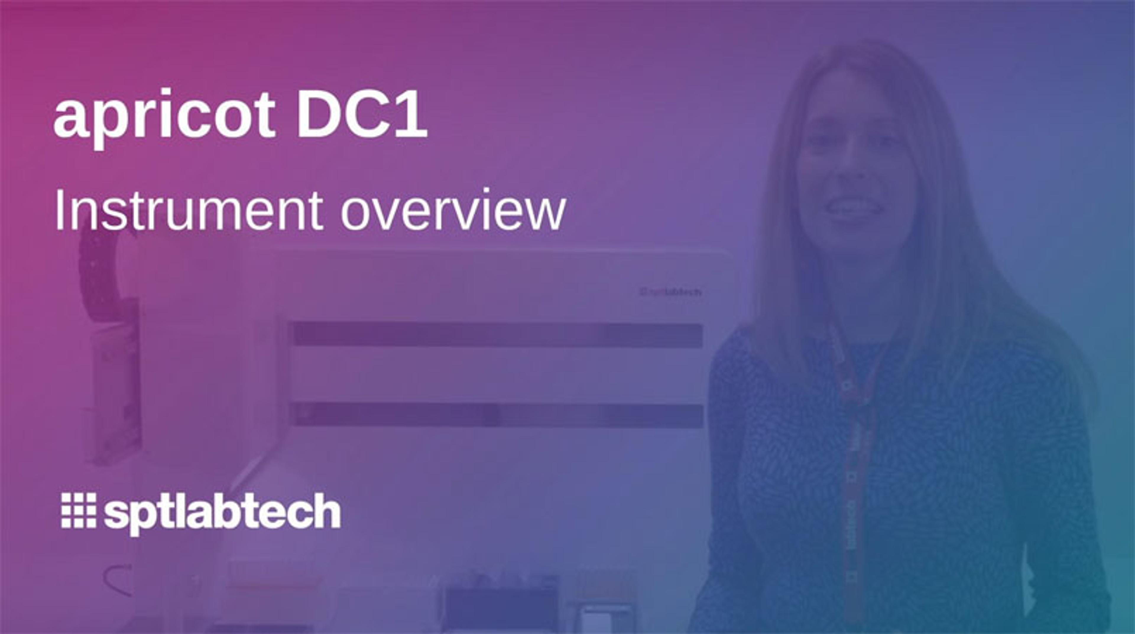 High volume automated pipetting in a benchtop system: Introducing the apricot DC1 High volume automated pipetting in a benchtop system: Introducing the apricot DC1