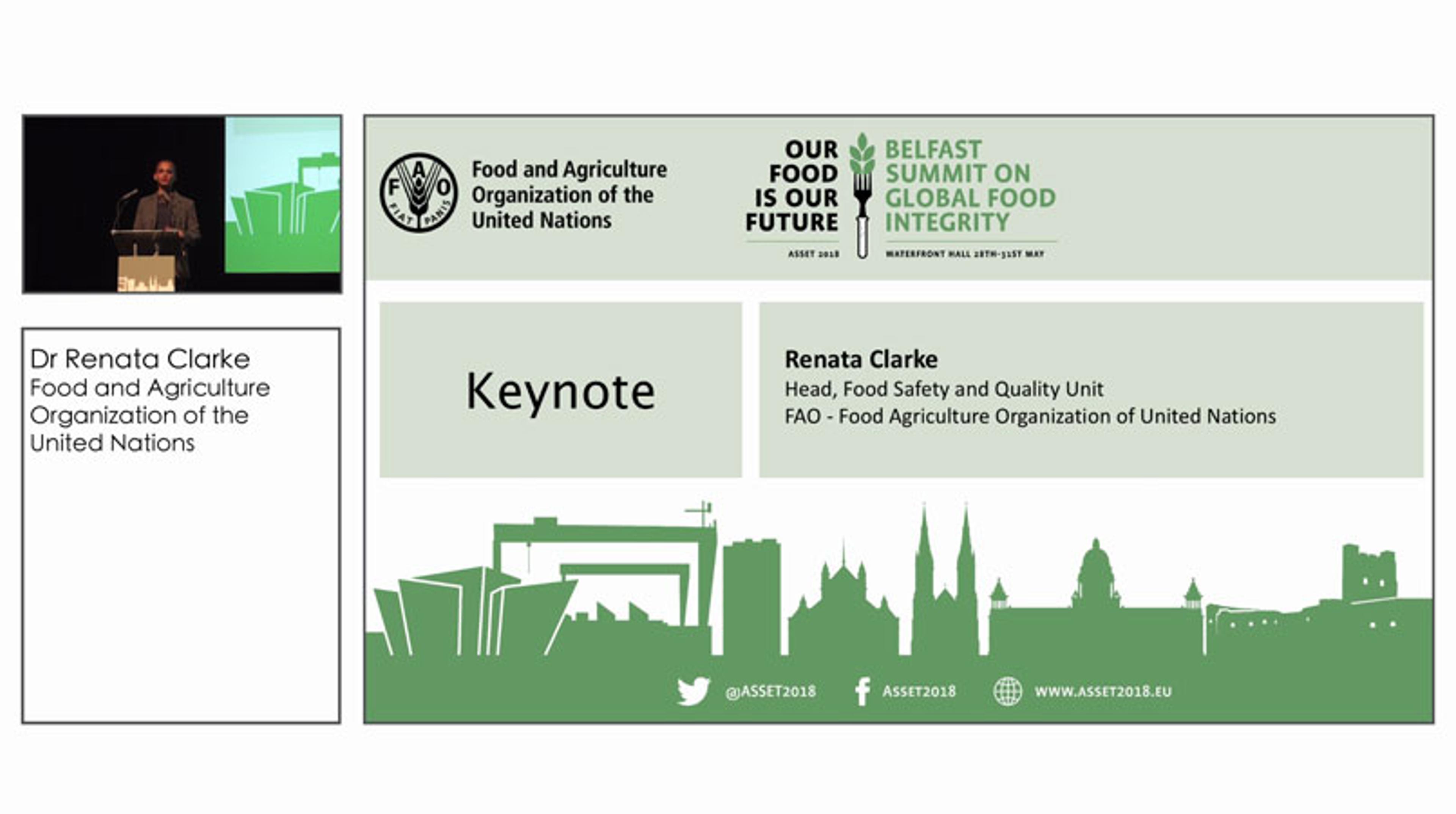 Food Safety in a Varied and Changing World Food Safety in a Varied and Changing World
