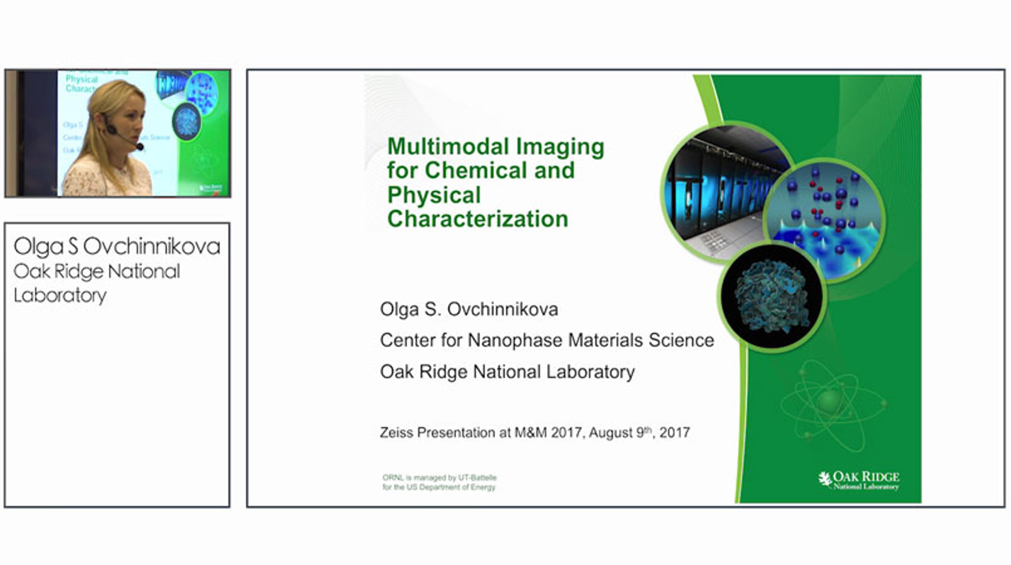Multimodal Imaging for Chemical and Physical Characterization Multimodal Imaging for Chemical and Physical Characterization