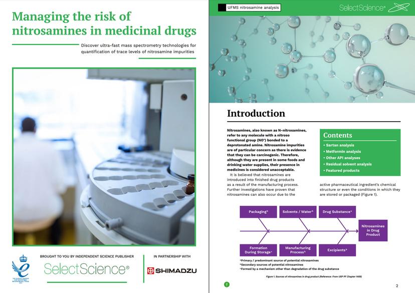 Managing the risk of nitrosamines eBook cover