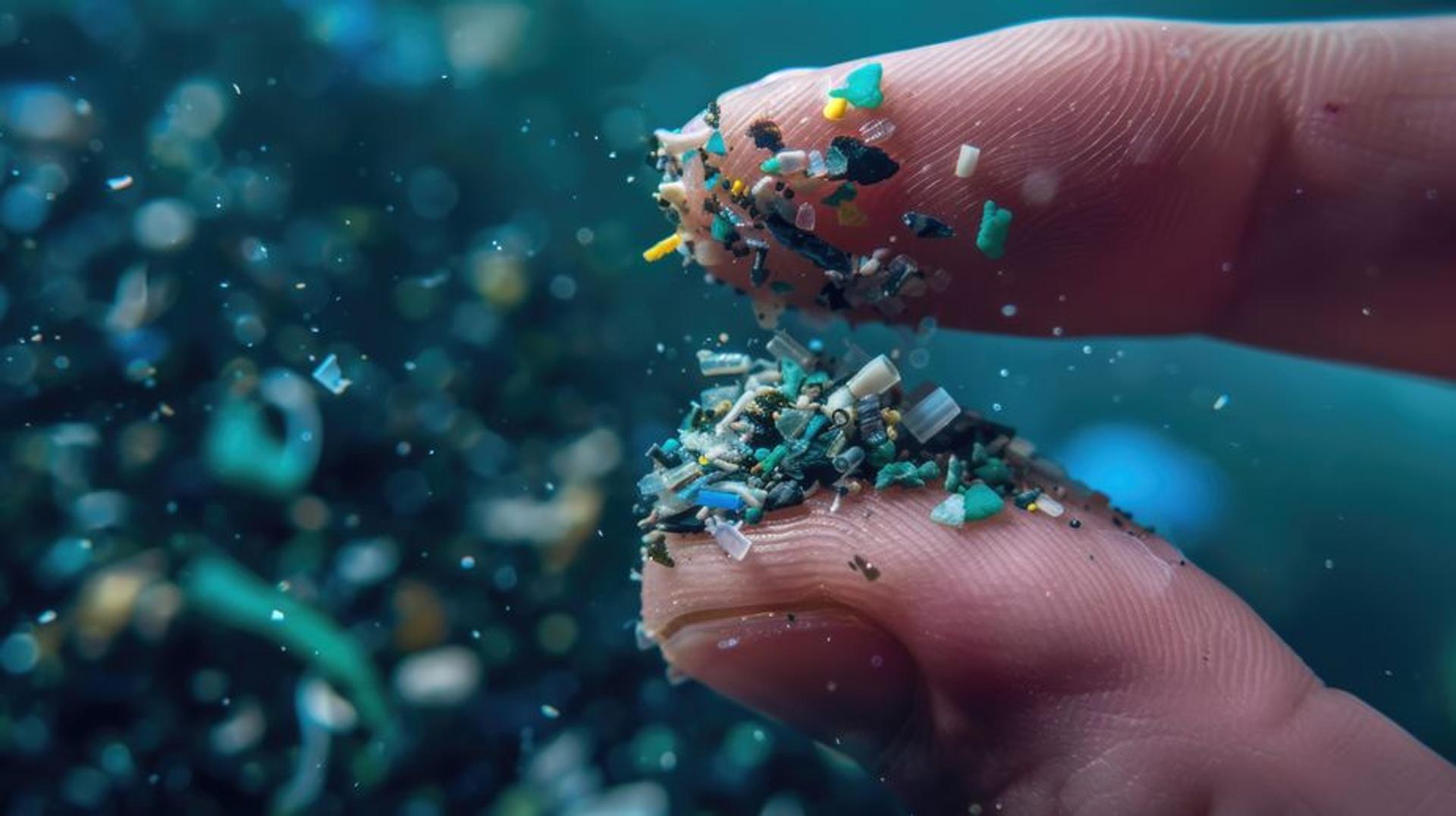 Microplastics in hand