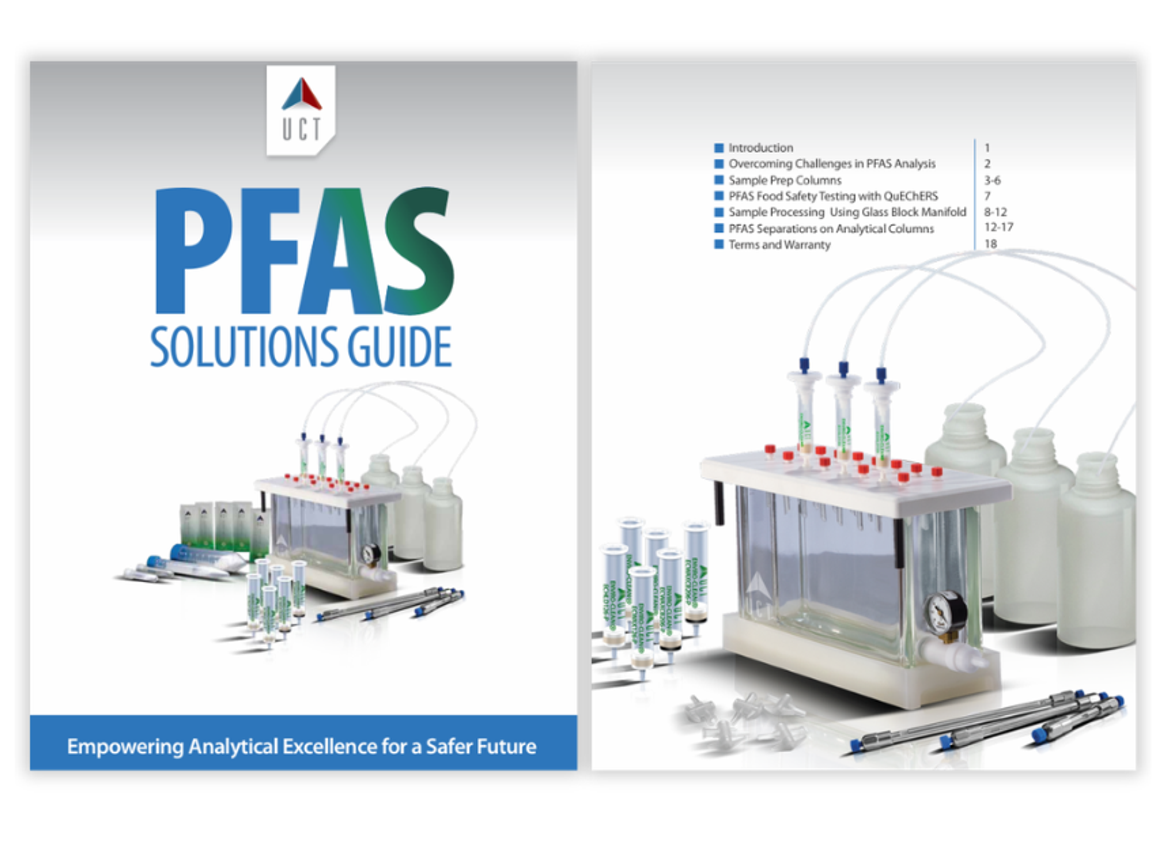 PFAS sample preparation, cleanup, processing, and chromatography solutions
