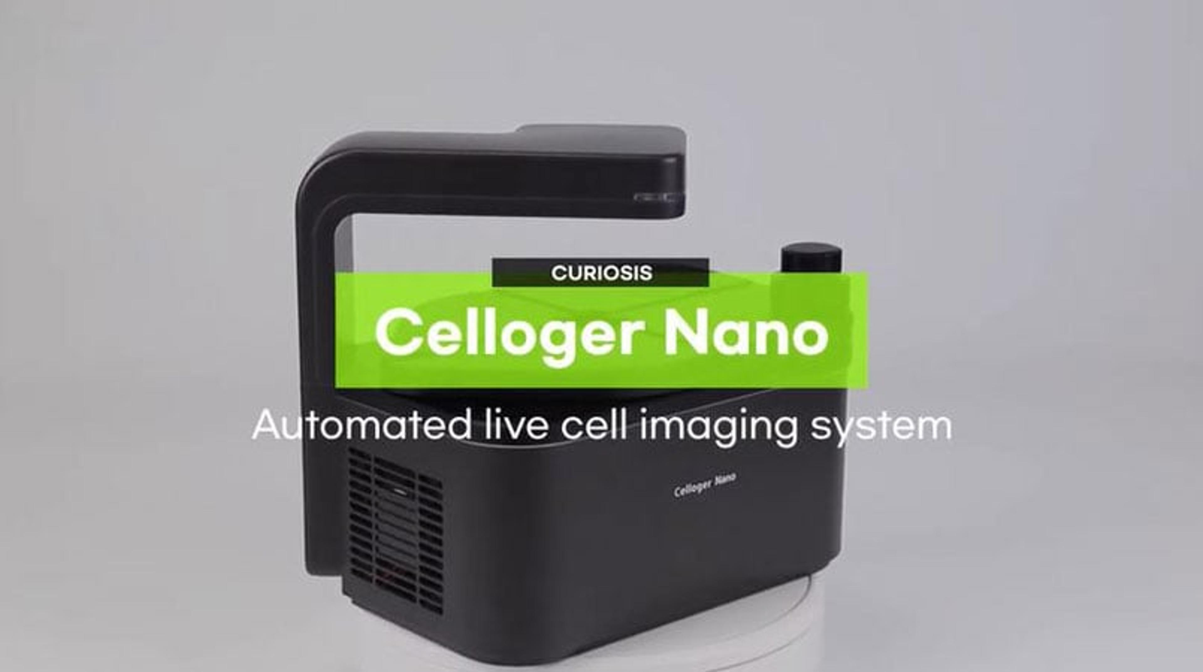 Celloger Nano, Automated Live Cell Imaging System from Curiosis Celloger Nano, Automated Live Cell Imaging System from Curiosis