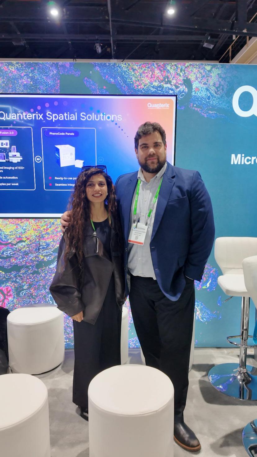 Ritu Mihani and Jorge Marques-Signes from Quanterix at AACR 2026 