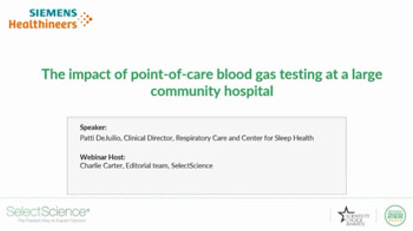 Impact of point of care blood gas testing at a large community hospital