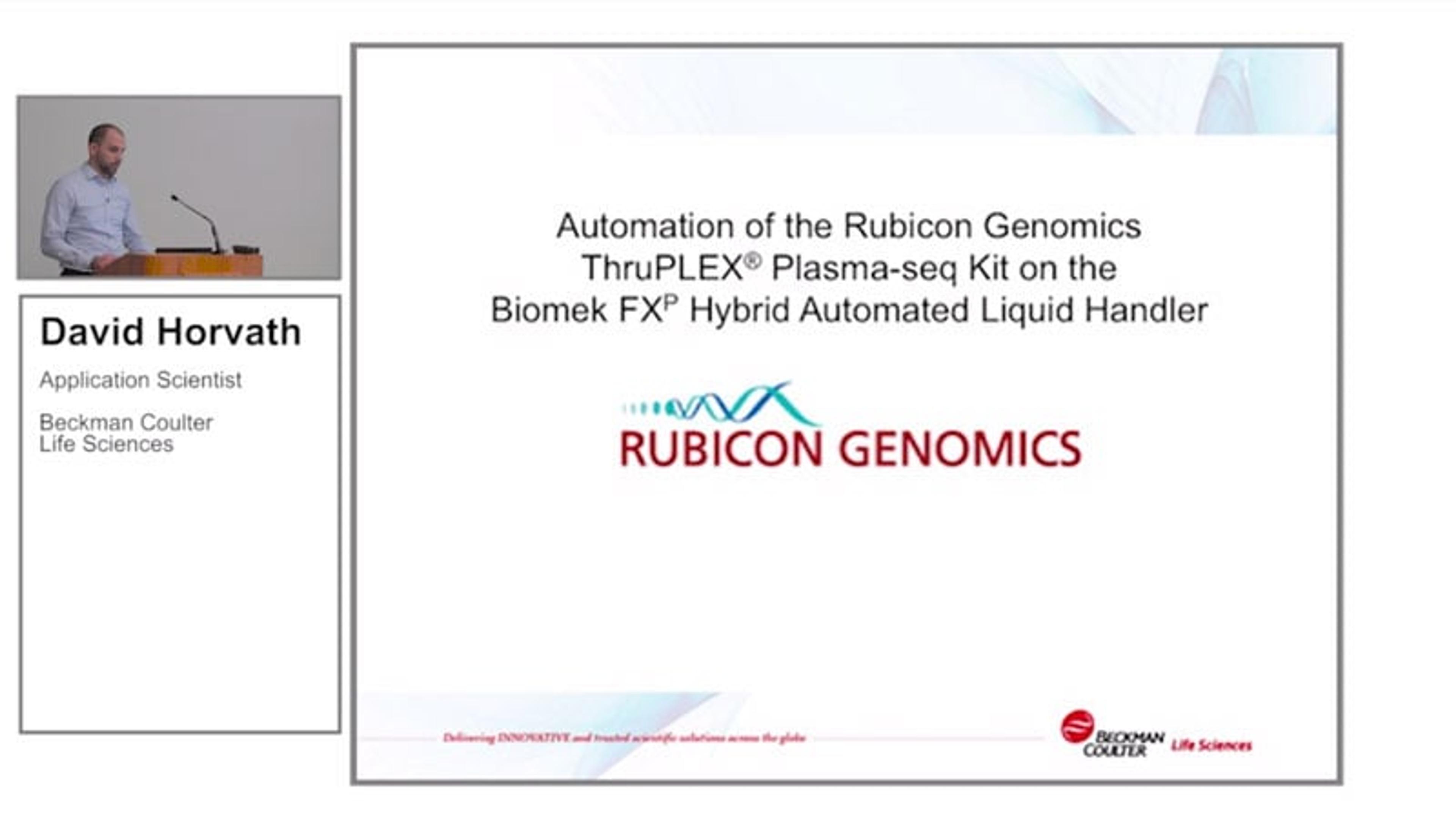 Beckman Coulter Mission Possible: Automating NGS Sample Prep for Challenging Samples and Niche Applications: Chapter Four Beckman Coulter Mission Possible: Automating NGS Sample Prep for Challenging Samples and Niche Applications: Chapter Four