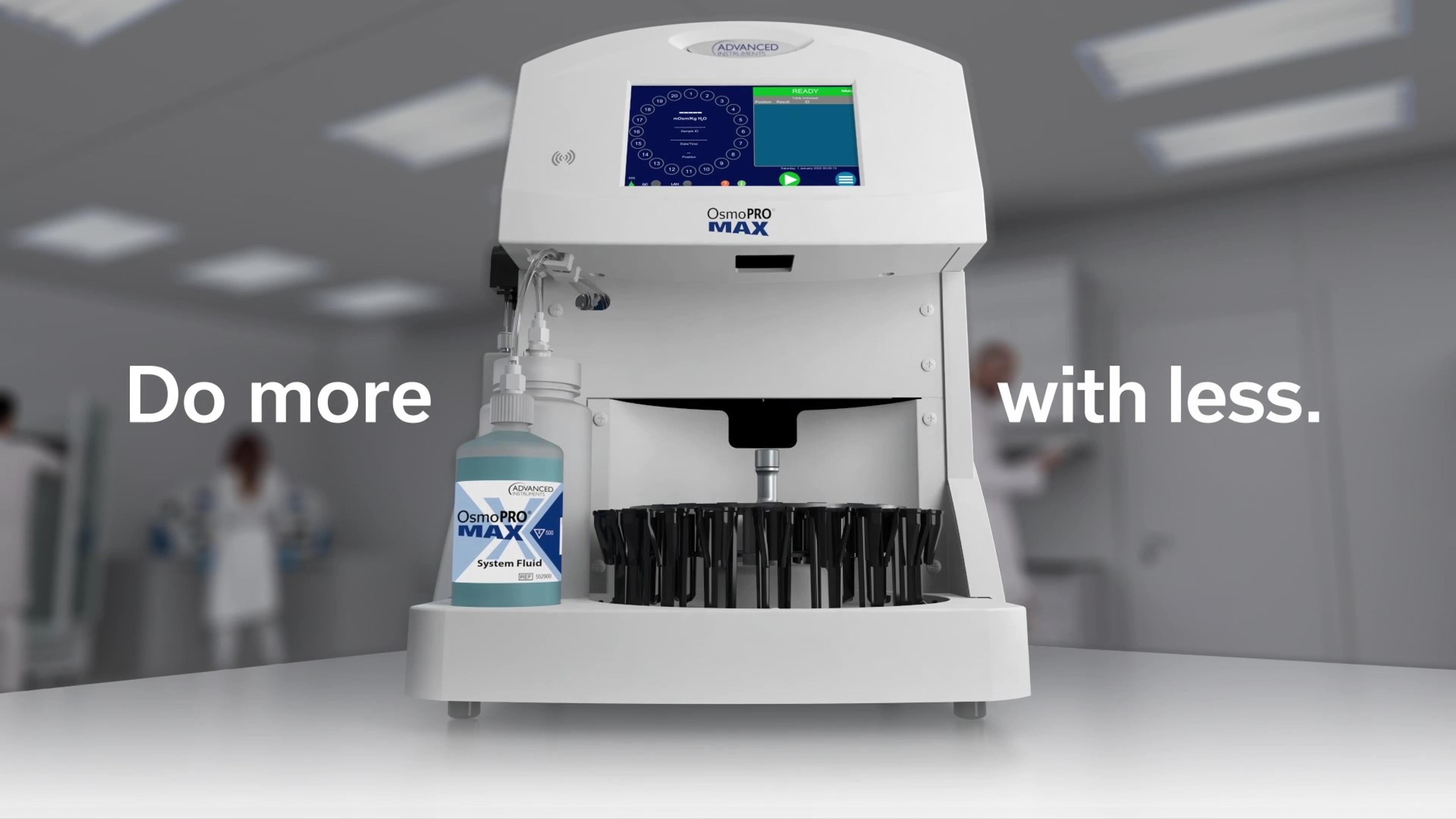 Osmolality testing for the clinical lab: Discover the OsmoPRO MAX Automated Osmometer Osmolality testing for the clinical lab: Discover the OsmoPRO MAX Automated Osmometer