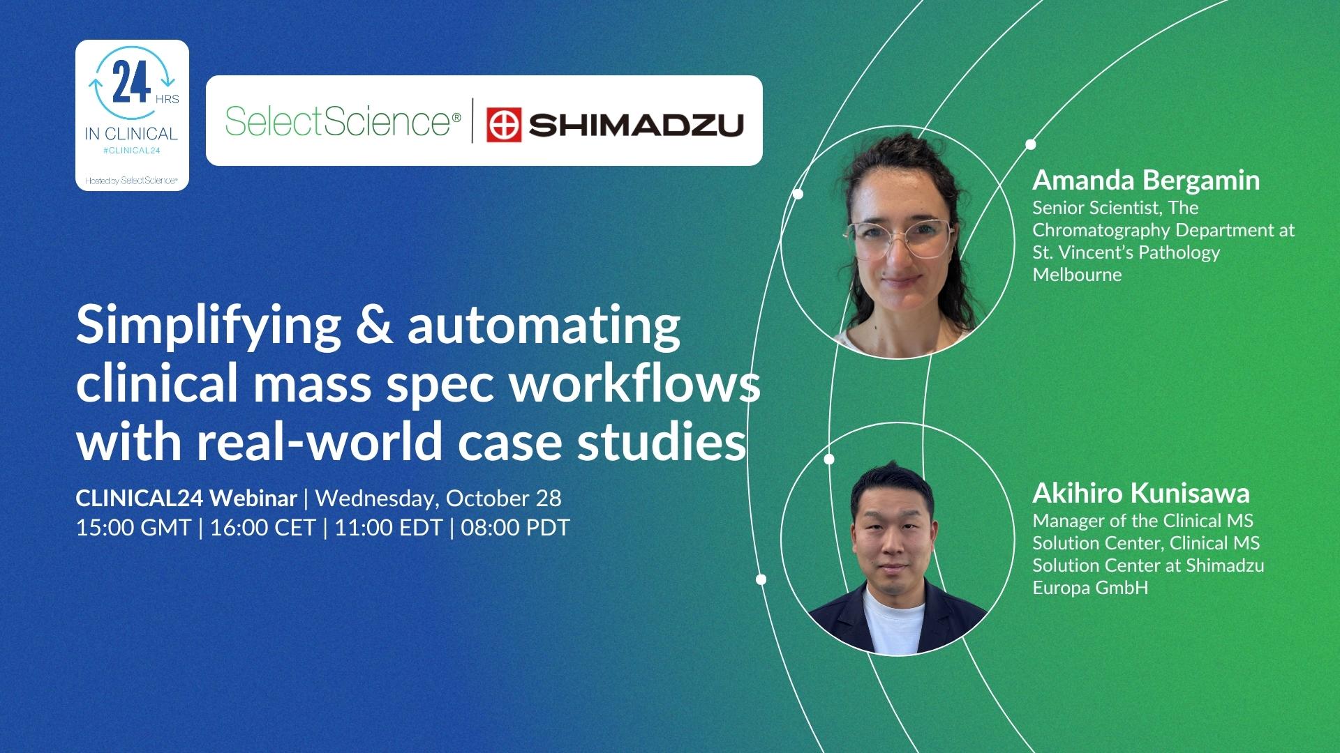 Simplifying & automating clinical mass spec workflows with real-world case studies