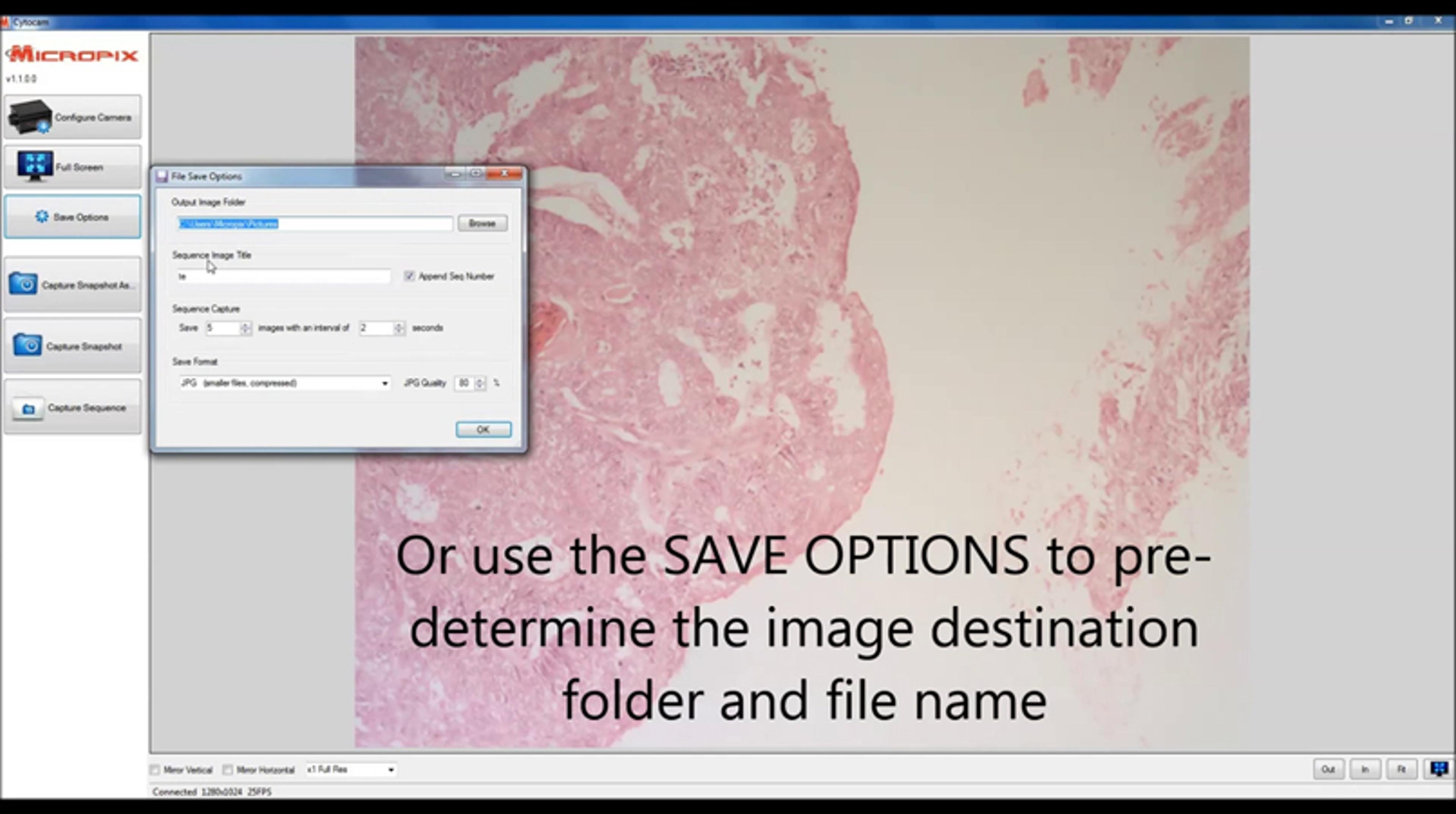 Micropix Cytocam Software Overview Micropix Cytocam Software Overview
