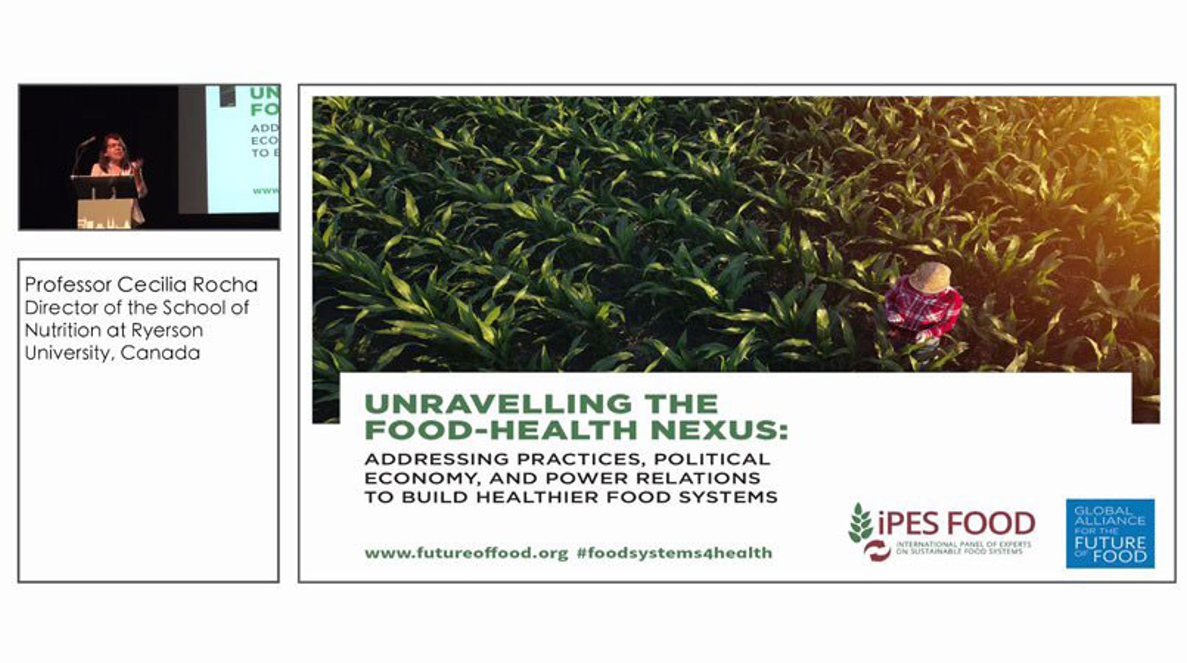 Building Healthier Food Systems: From Practices to Policy Building Healthier Food Systems: From Practices to Policy