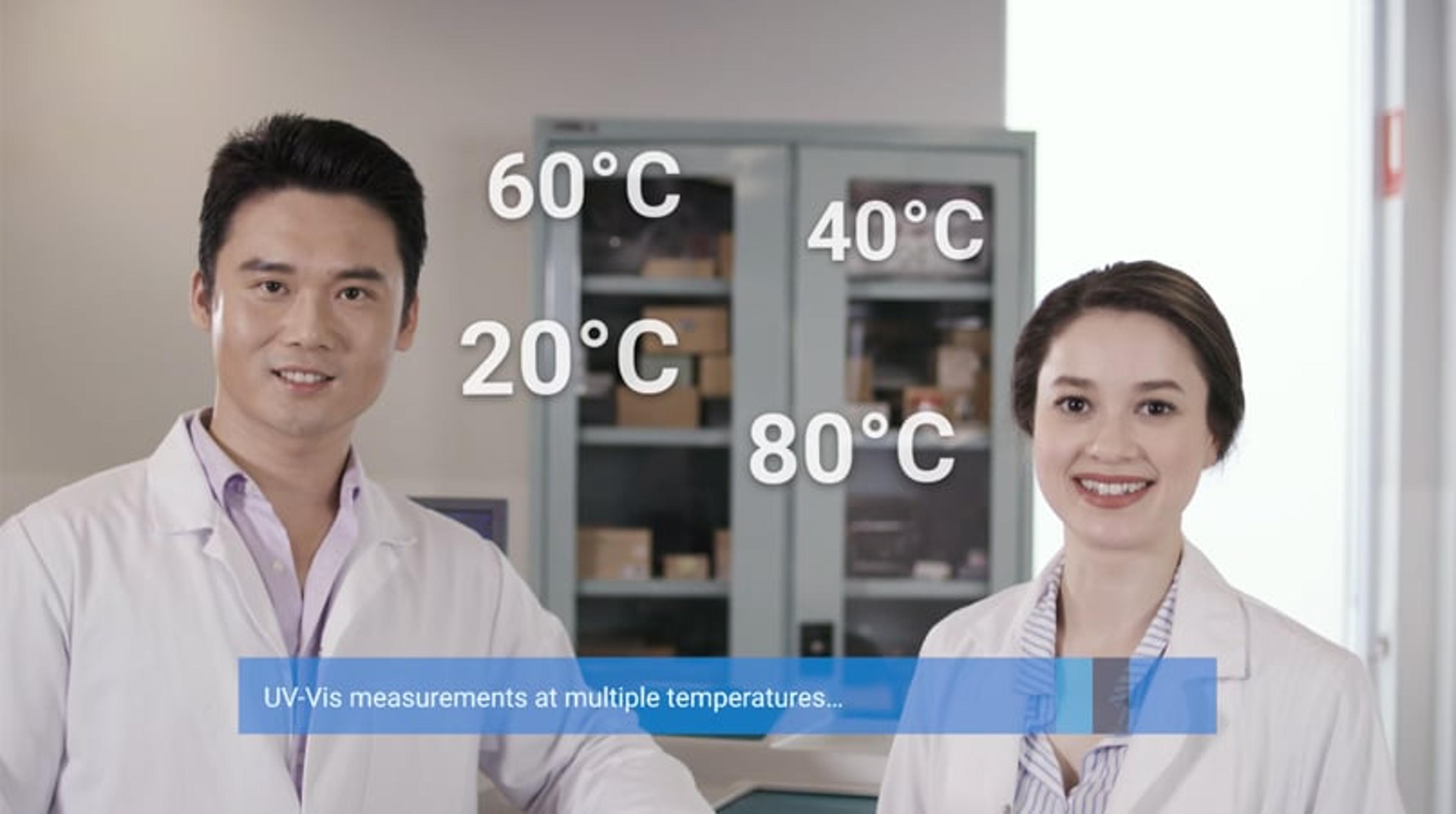 Multiple Cells, Multiple Temperatures - Simultaneously with the Cary 3500 UV-Vis Multiple Cells, Multiple Temperatures - Simultaneously with the Cary 3500 UV-Vis