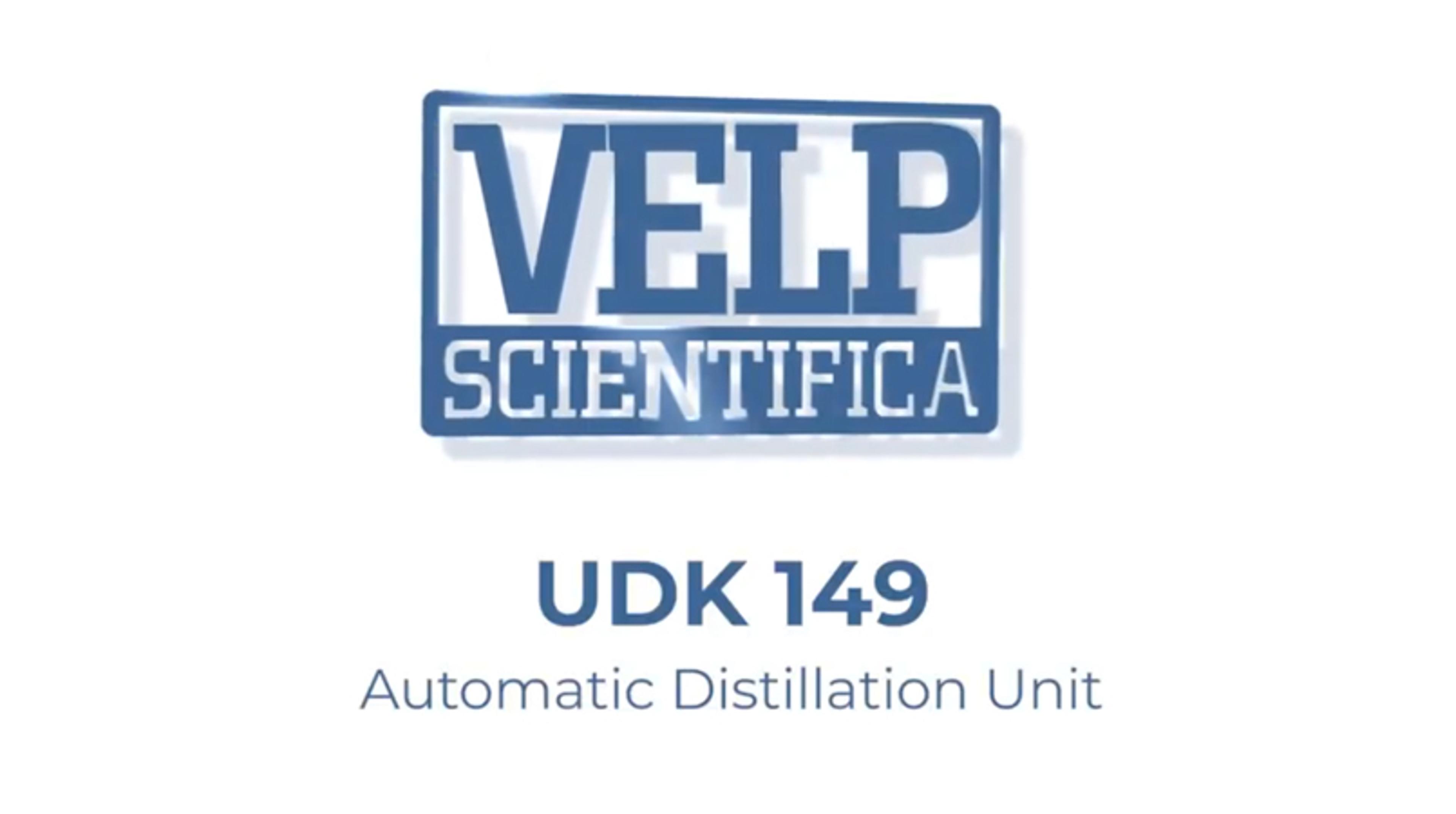 VELP UDK 149 Automatic Kjeldahl Distiller with external potentiometric titration VELP UDK 149 Automatic Kjeldahl Distiller with external potentiometric titration