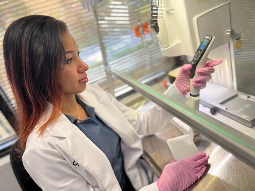 Woman in lab