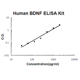 Human BDNF PicoKine ELISA Kit standard curve