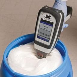 microPHAZIR RX measures directly through plastic drum liners