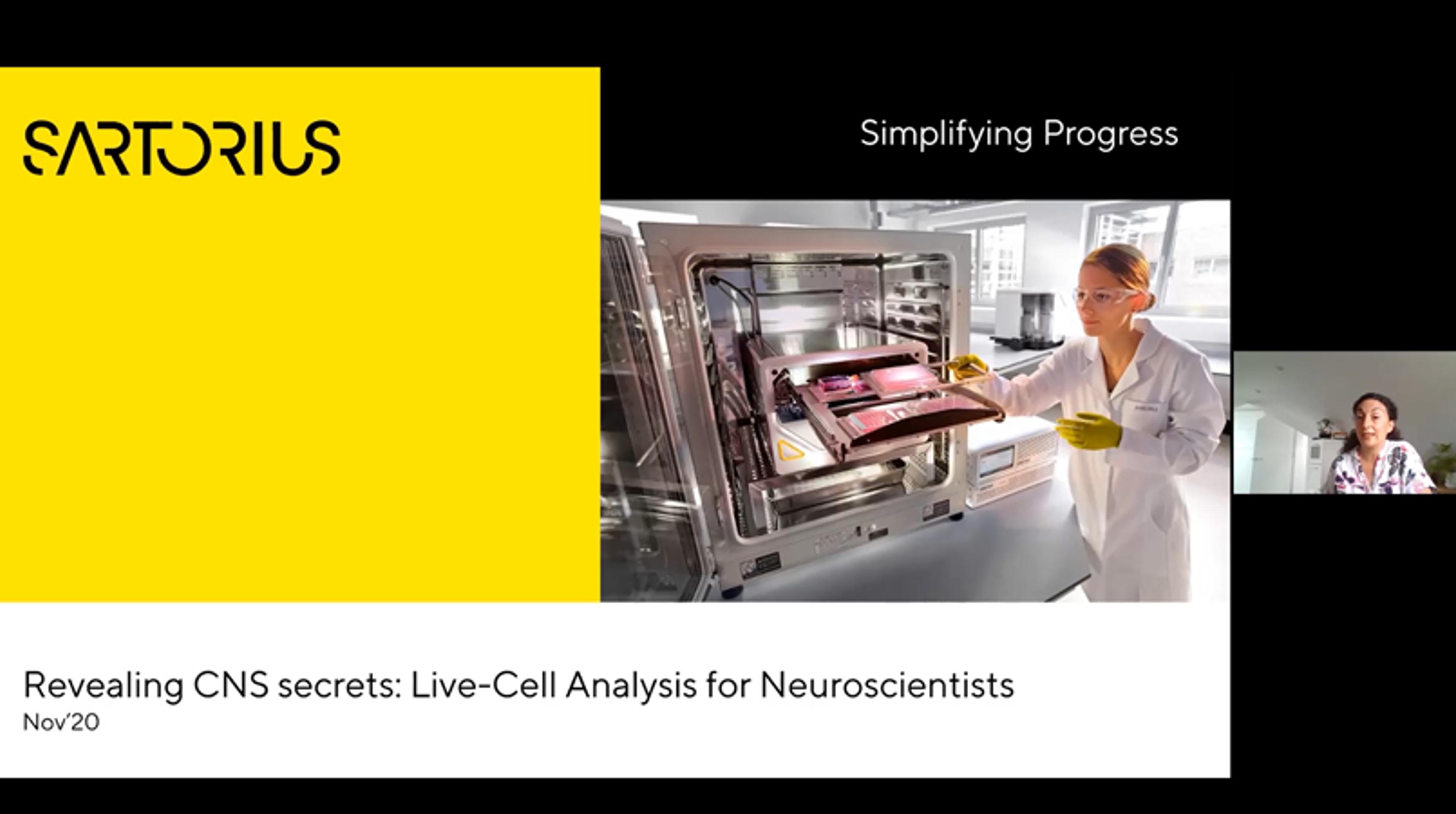 Revealing CNS secrets: Live-cell analysis for neuroscientists Revealing CNS secrets: Live-cell analysis for neuroscientists
