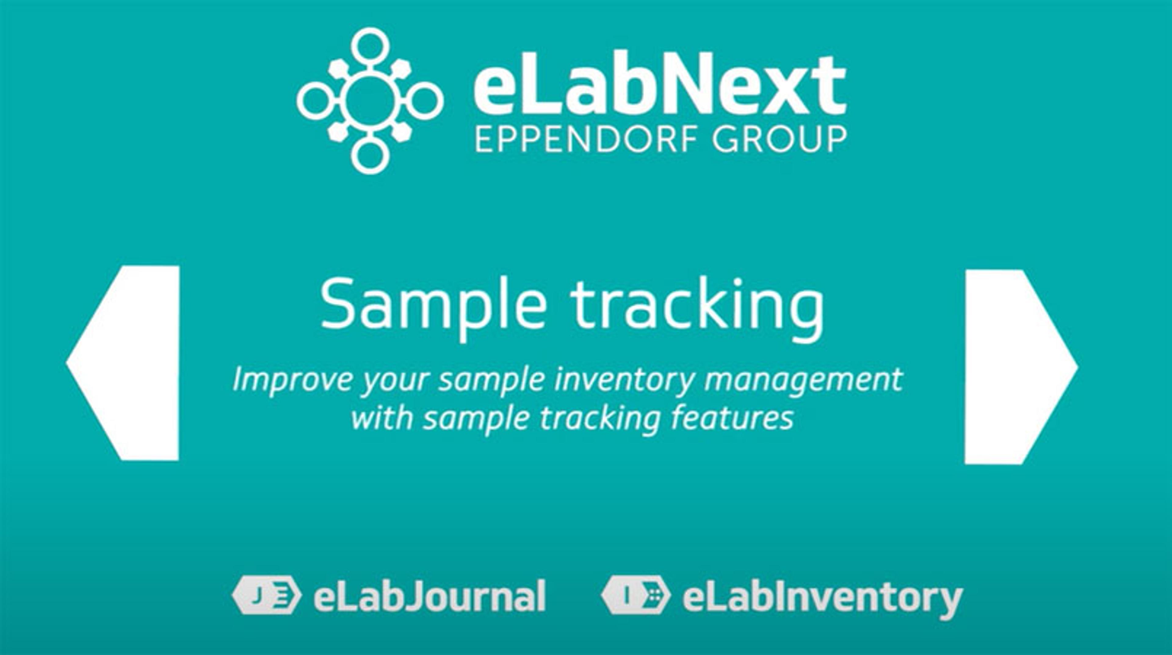 Sample tracking features to improve your sample management Sample tracking features to improve your sample management