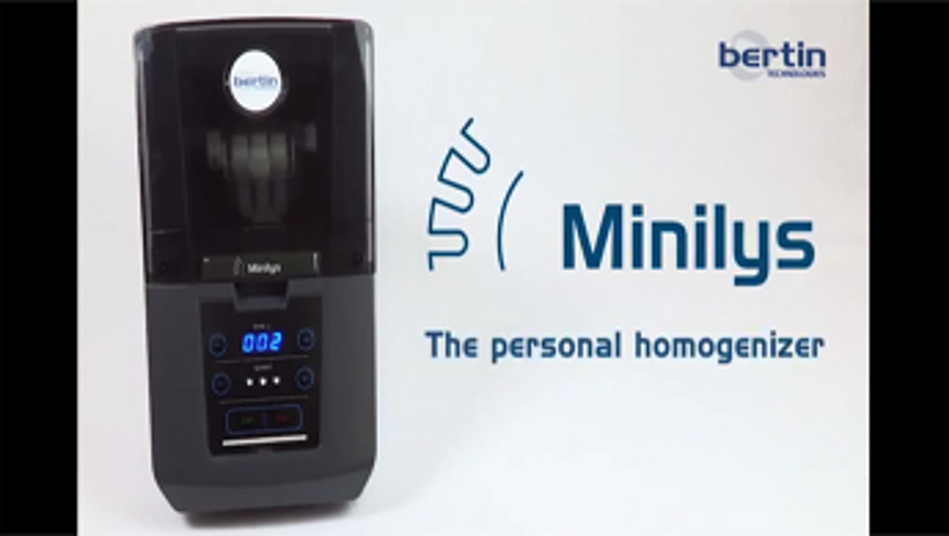 Introducing the Minilys Personal Homogenizer Introducing the Minilys Personal Homogenizer