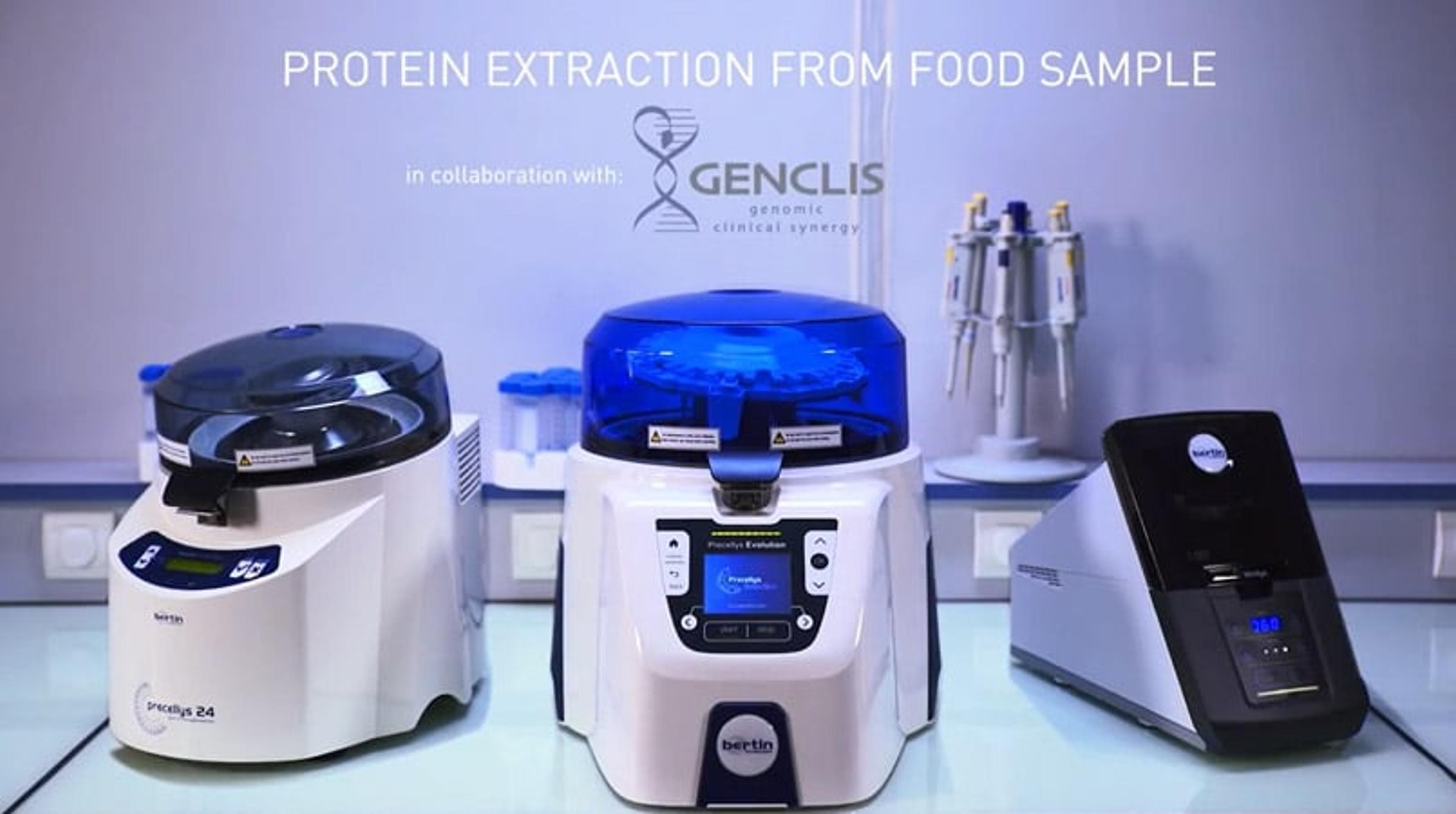 Protein extraction from food samples with the Precellys Evolution Protein extraction from food samples with the Precellys Evolution