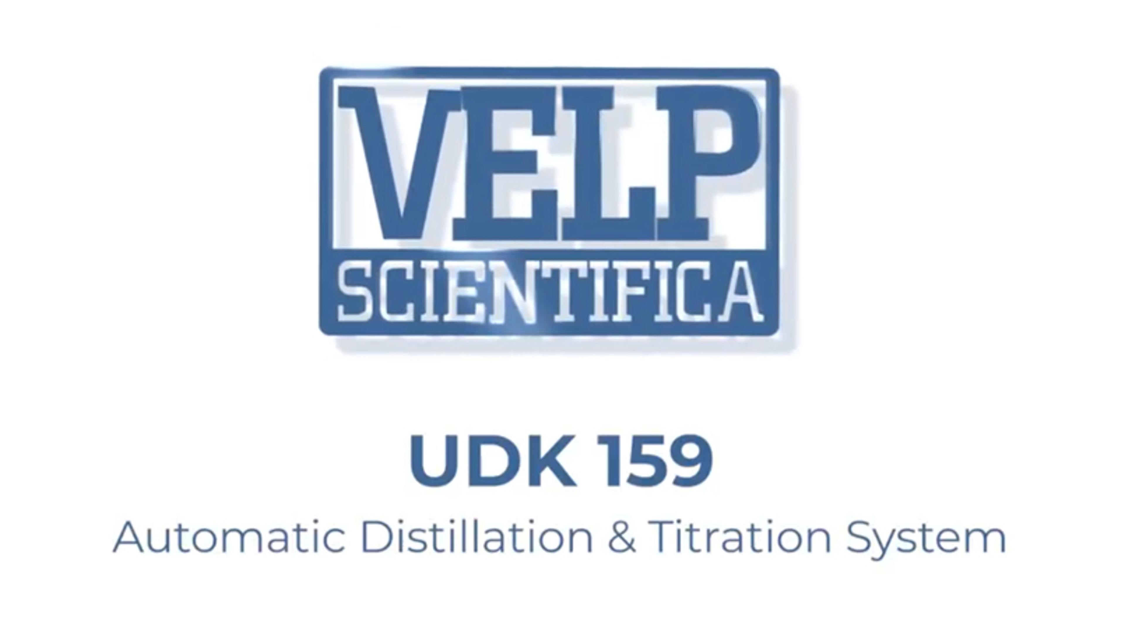 VELP UDK 159: Automatic distillation and titration system