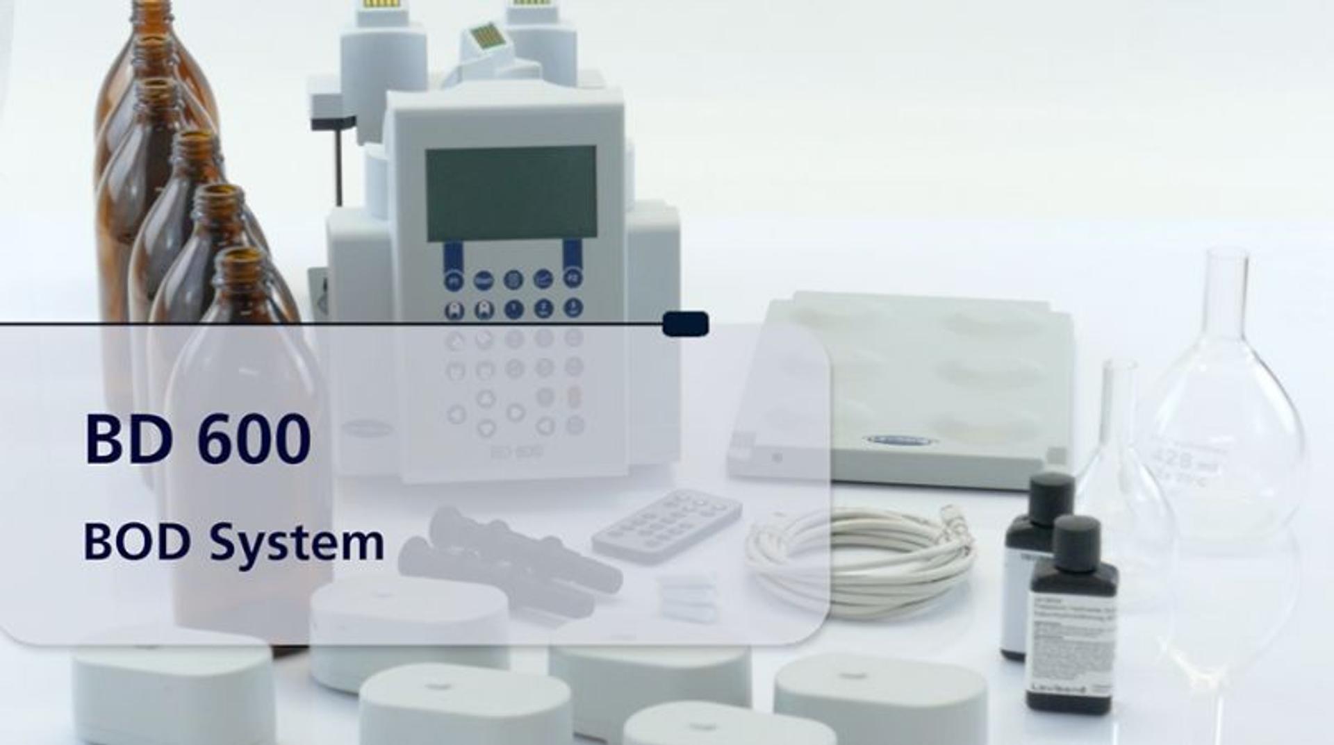 Measurement and instruction functions of the BD 600 system