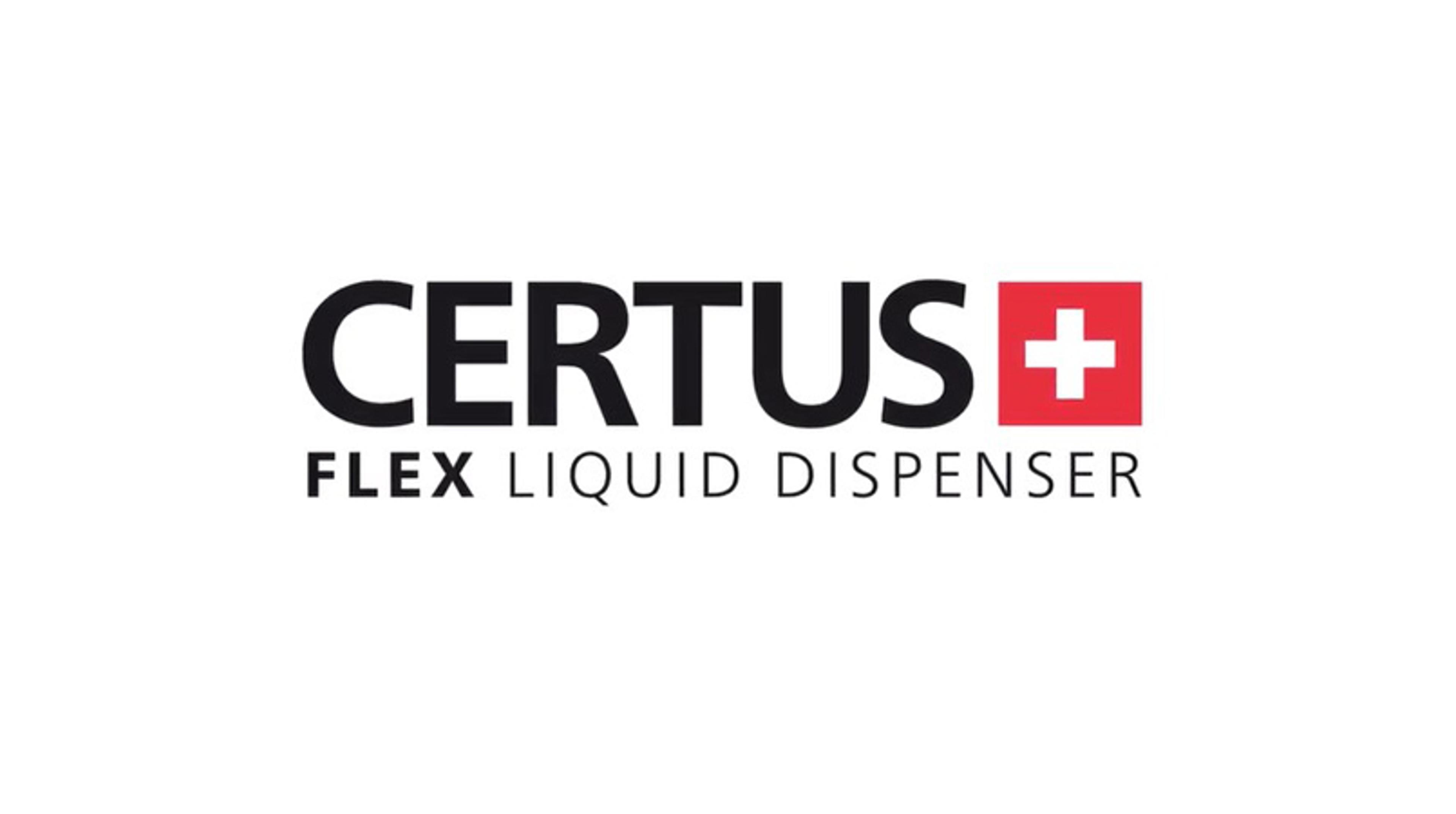 Dispensing an array of 672 droplets, using the CERTUS FLEX Dispensing an array of 672 droplets, using the CERTUS FLEX
